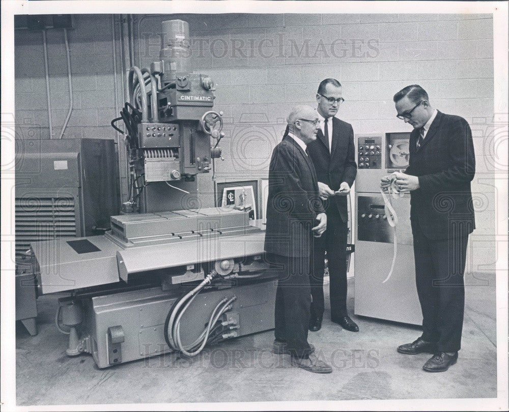 1964 Denver, CO Overgard Machine Tool Co President Carl Overgard Press Photo - Historic Images