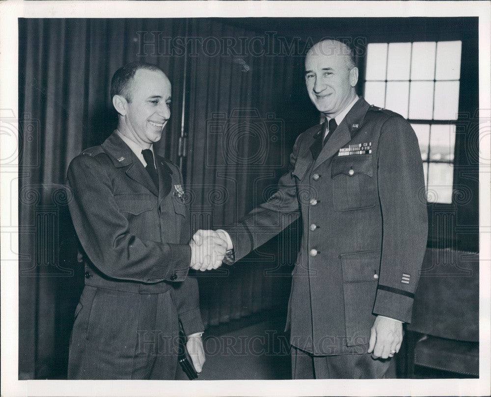 1952 US Air Force Finance Center Cmdr Brig Gen John Gilchrist Press Photo - Historic Images