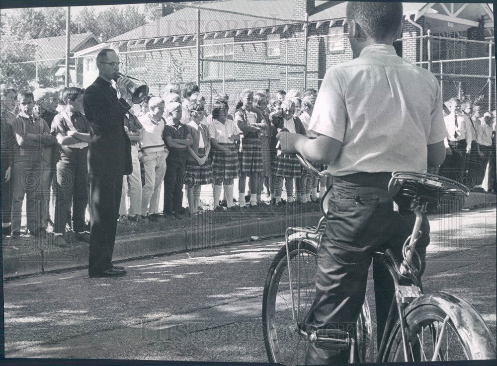 1963 Denver CO Archdiocese Schools Superintendent Msgr William Jones Press Photo - Historic Images