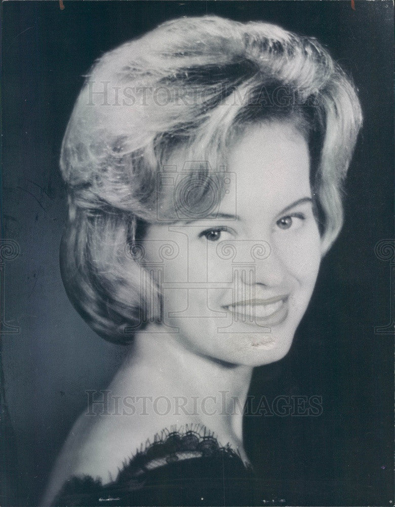 1965 Oklahoma City, Colorado School of Mines Beauty Queen Judi Jones Press Photo - Historic Images