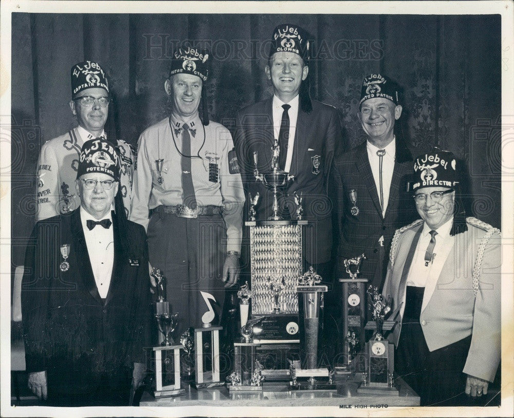 1967 Colorado El Jebel Shriners, Potentate Montie Blunn Press Photo - Historic Images