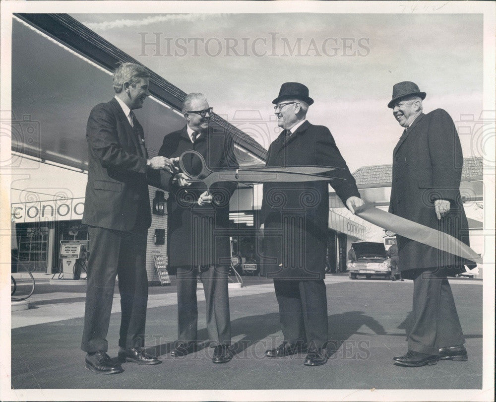 1968 Denver, Colorado Mayor Bill McNichols, Lt Gov Mark Hogan Press Photo - Historic Images