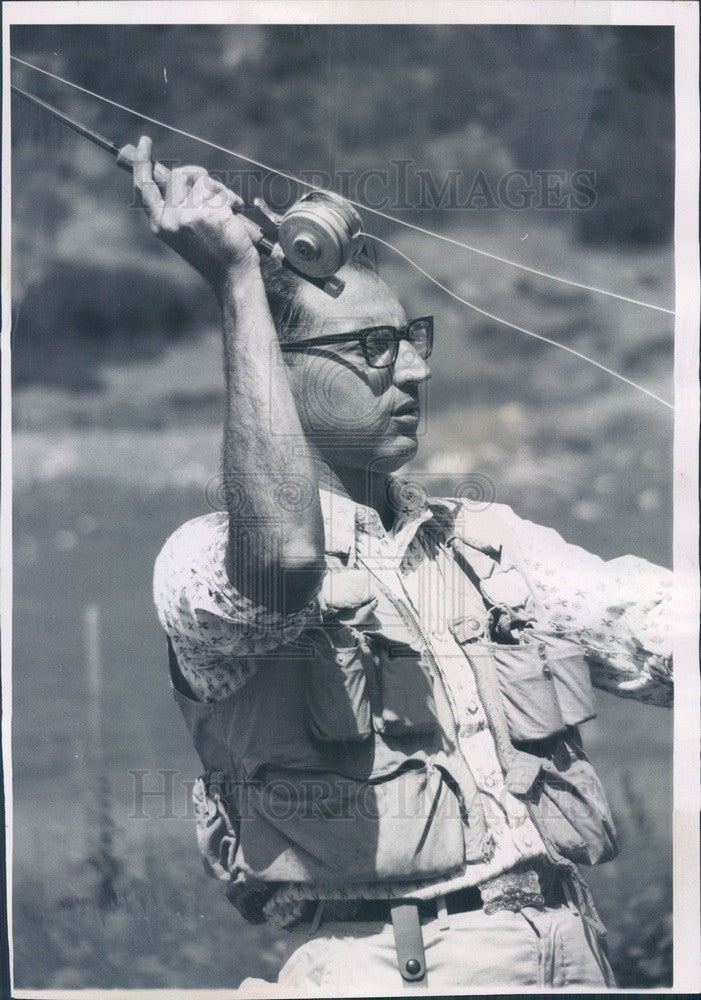 1963 Denver, Colorado Dave Cook Sporting Goods President Herb Cook Press Photo - Historic Images