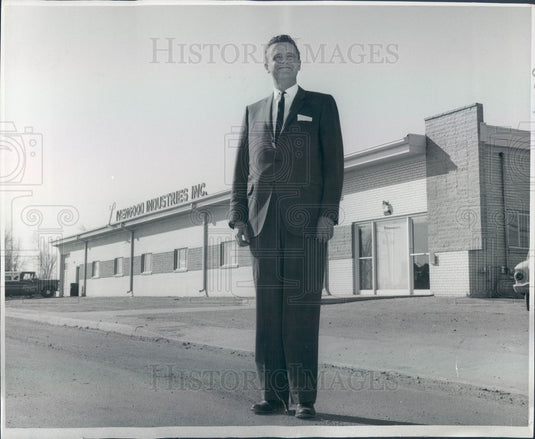 1962 Denver, CO Livengood Industries President Charles Livengood Press Photo - Historic Images