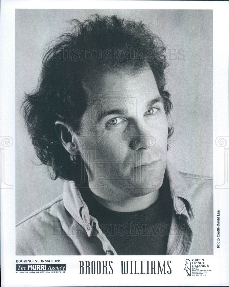 1995 American Guitarist/Singer/Songwriter Brooks Williams Press Photo - Historic Images