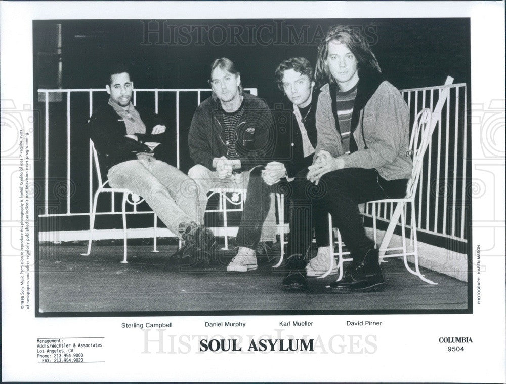 1995 American Alternative Rock Band Soul Asylum Press Photo - Historic Images