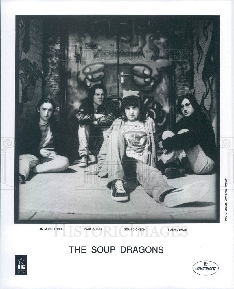 1993 Scottish Alternative Rock Band The Soup Dragons Press Photo - Historic Images