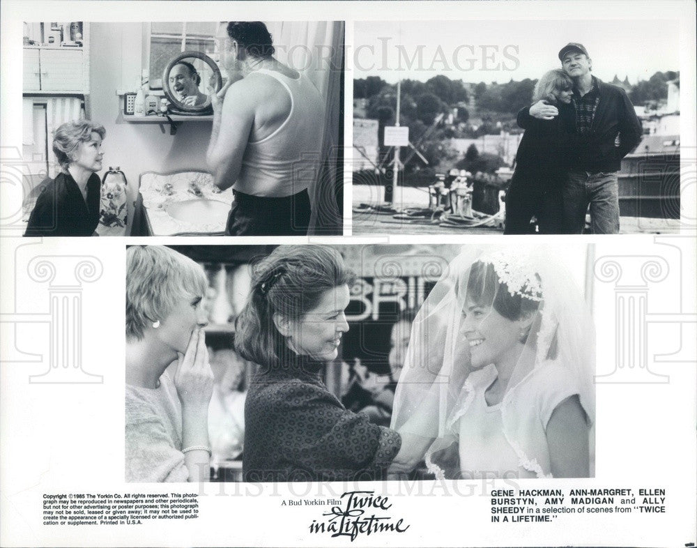 1985 Gene Hackman/Ann-Margret/Ellen Burstyn/Amy Madigan/Ally Sheedy Press Photo - Historic Images