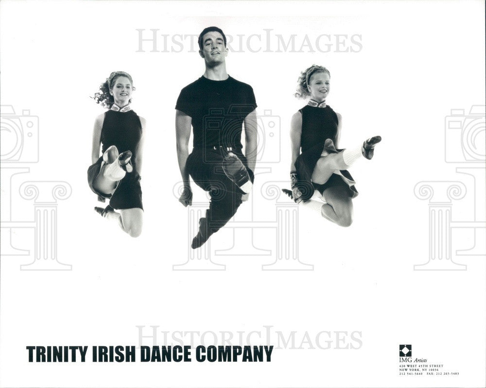 Undated Trinity Irish Dance Company troupe Press Photo - Historic Images