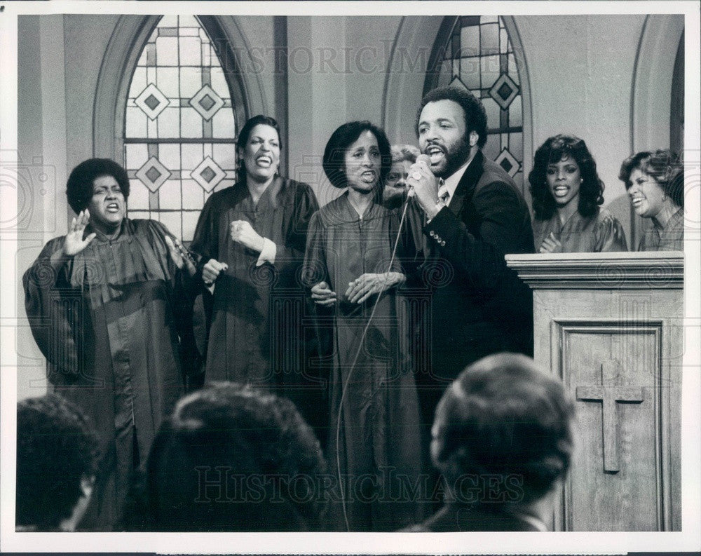 1981 Actors Esther Sutherland/Pat Lawson/Marla Gibbs/Andrae Crouch Press Photo - Historic Images