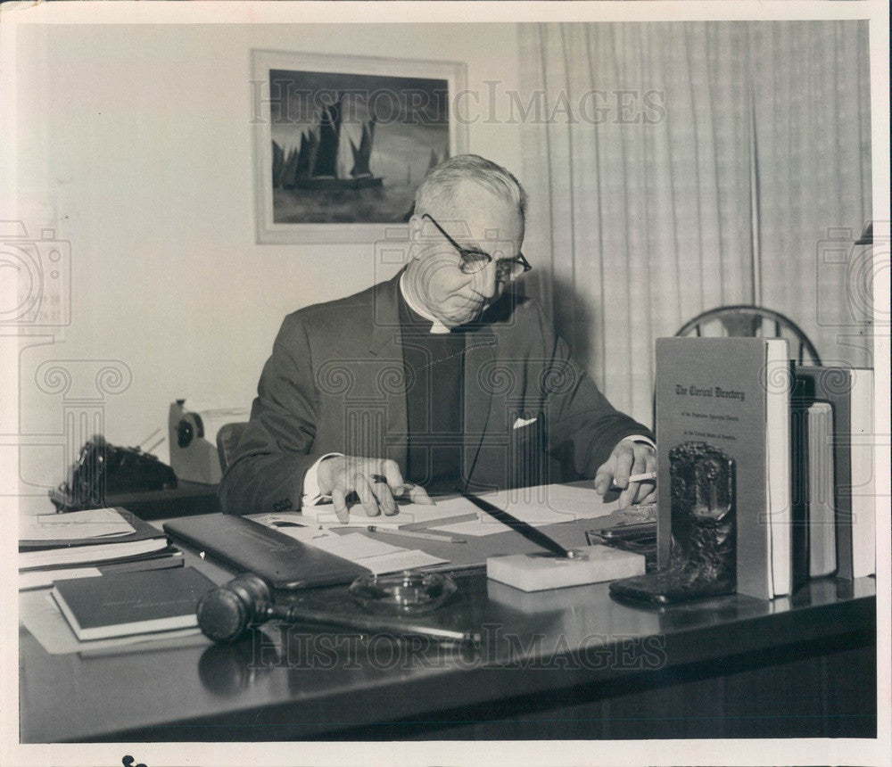 1967 Clearwater, FL Episcopal Church Rector Dr. Gray Blandy Press Photo - Historic Images