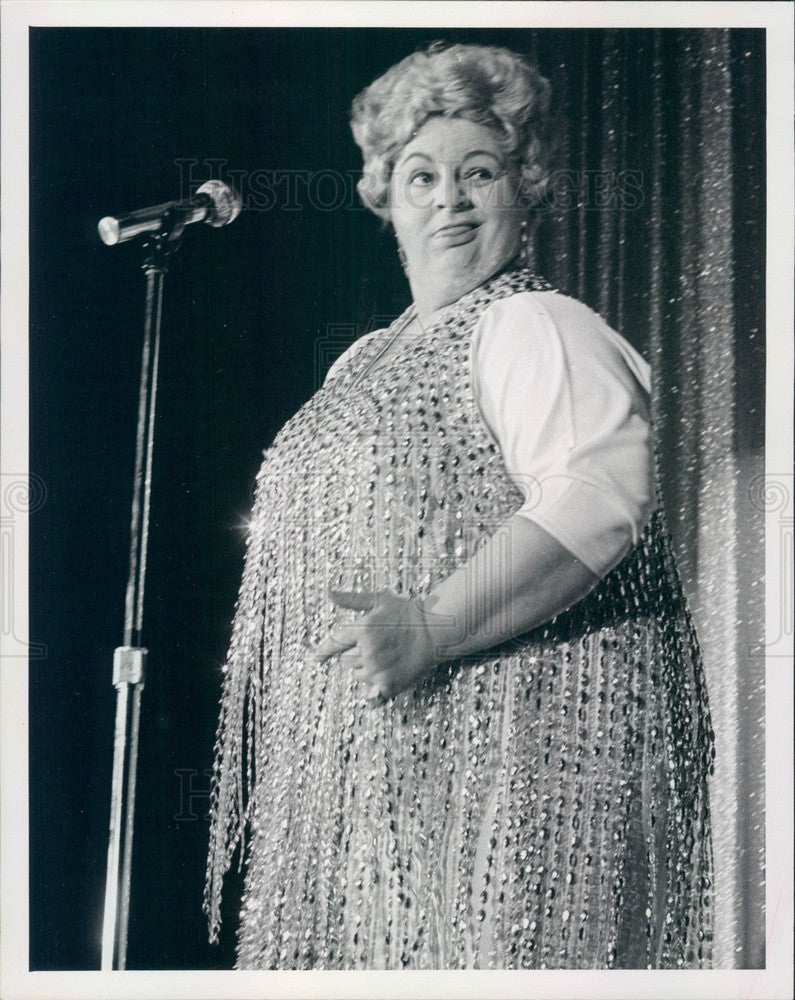 1972 Las Vegas, Nevada Entertainer Fay McKay Press Photo - Historic Images