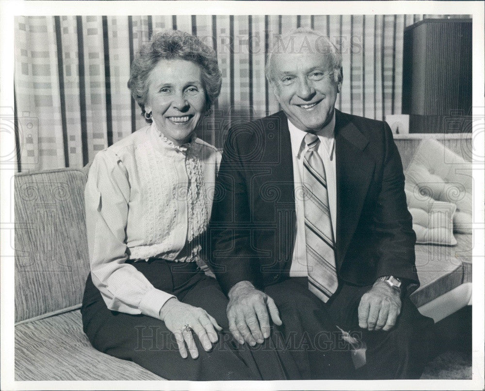 1983 Tarpon Springs, Florida First Savings &amp; Loan Pres William Boyd Press Photo - Historic Images