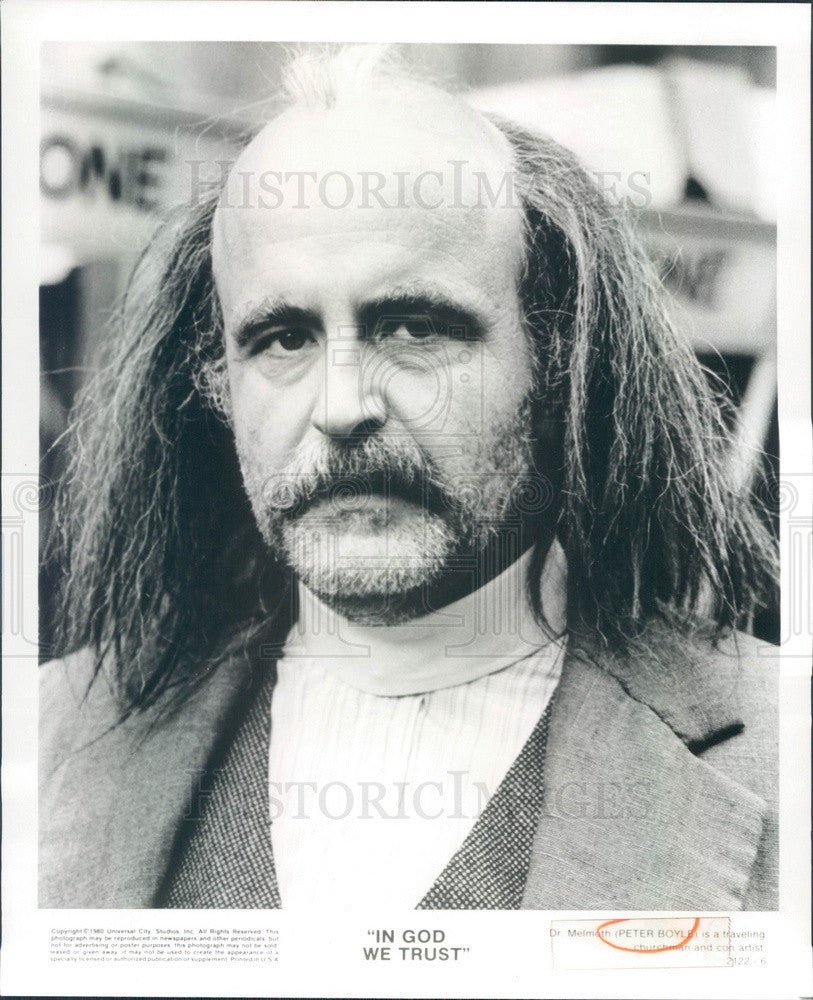 1980 Actor Peter Boyle, TV Show Everybody Loves Raymond Star Press Photo - Historic Images