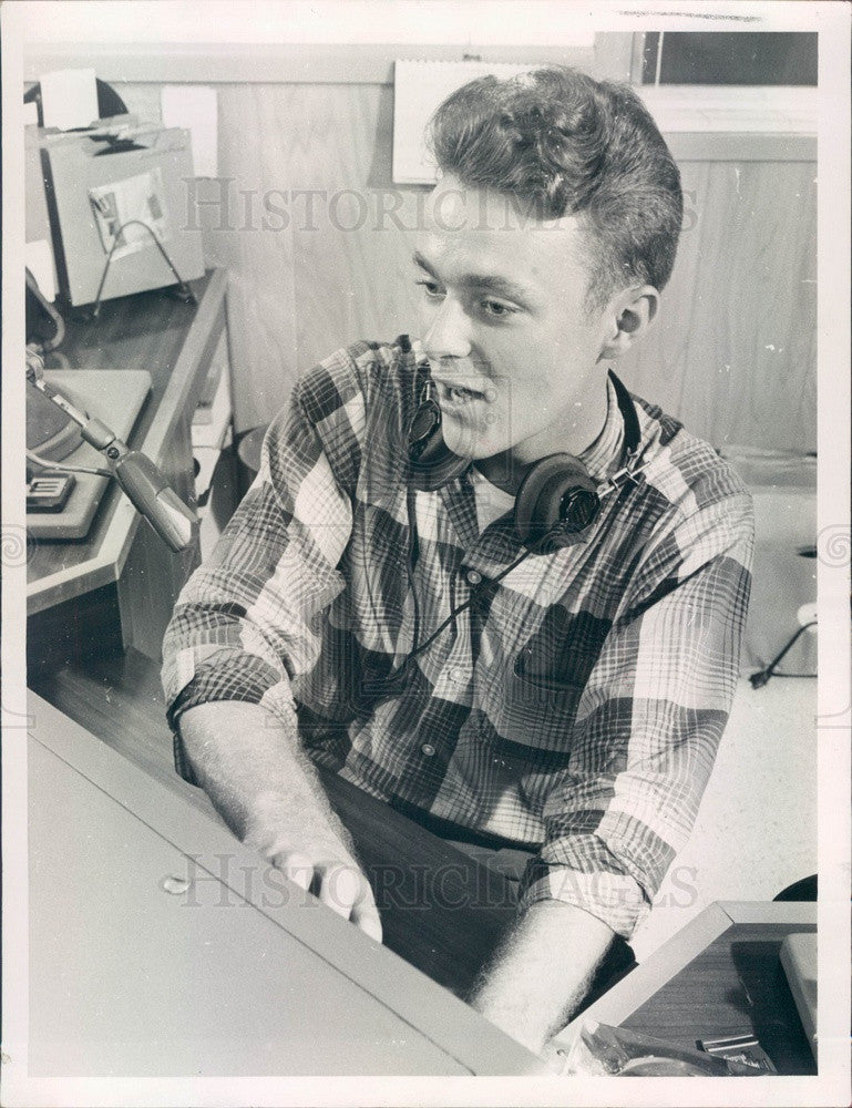 1959 St Petersburg, Florida Radio Show Moderator Jim Boynton Press Photo - Historic Images