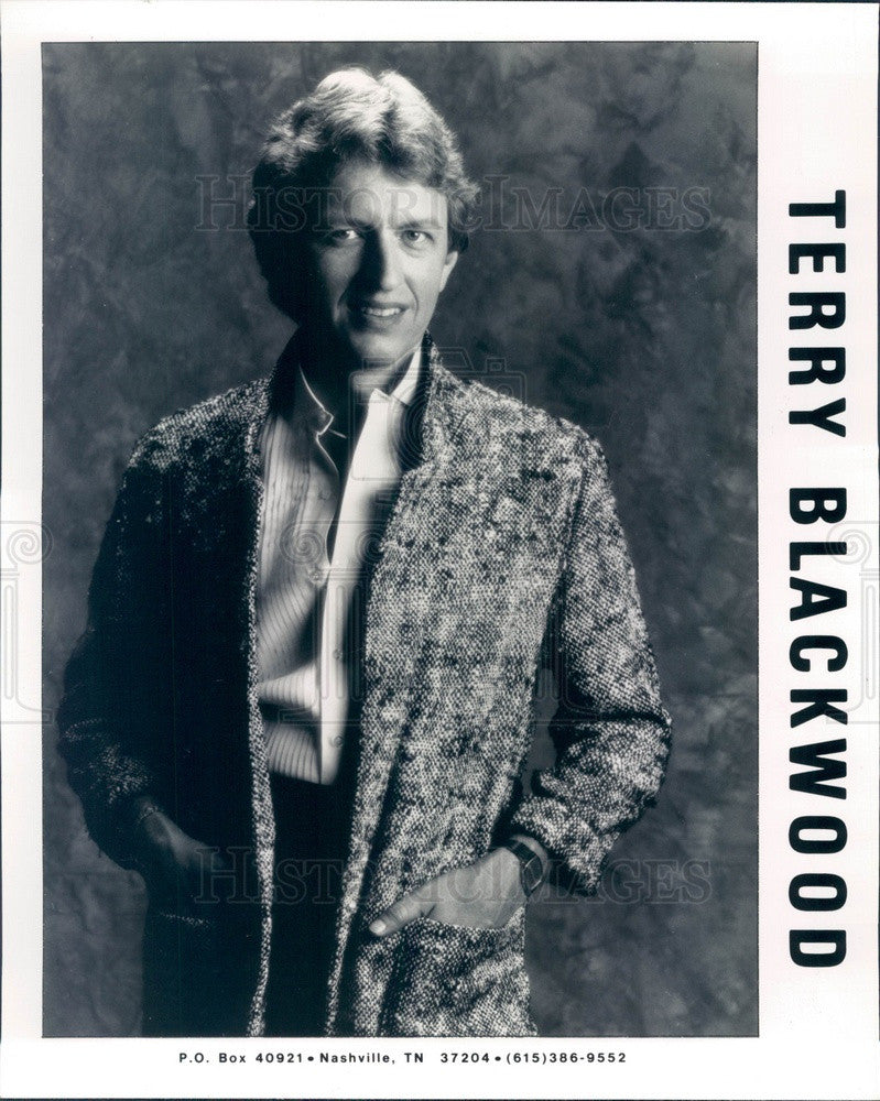 1989 Christian Musician Terry Blackwood, The Imperials Lead Singer Press Photo - Historic Images