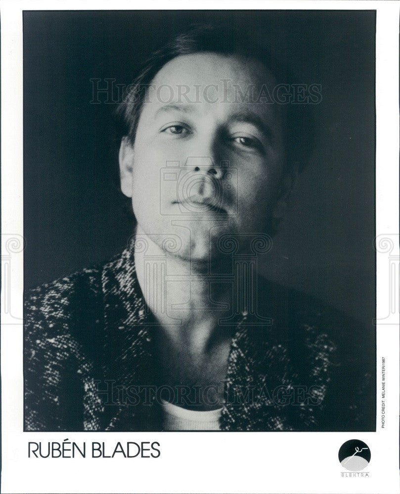 1987 Panamanian Salsa Singer, Latin Jazz Musician Ruben Blades Press Photo - Historic Images