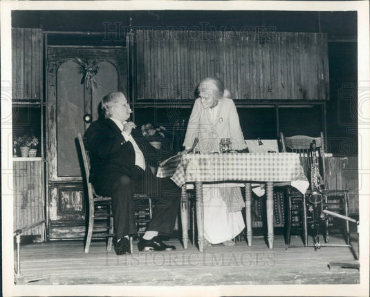 1974 Actors Vivian Blaine & James Cane in Twigs Press Photo - Historic Images