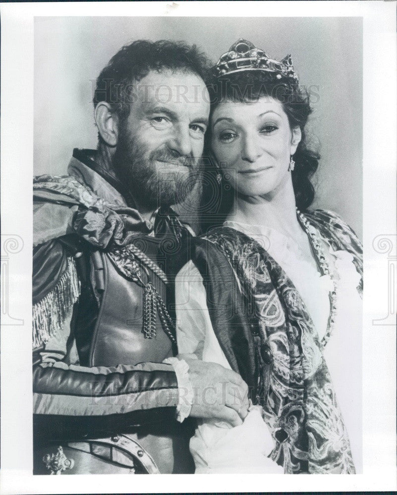 1981 Actors Colin Blakely &amp; Jane Lapotaire in Antony &amp; Cleopatra Press Photo - Historic Images