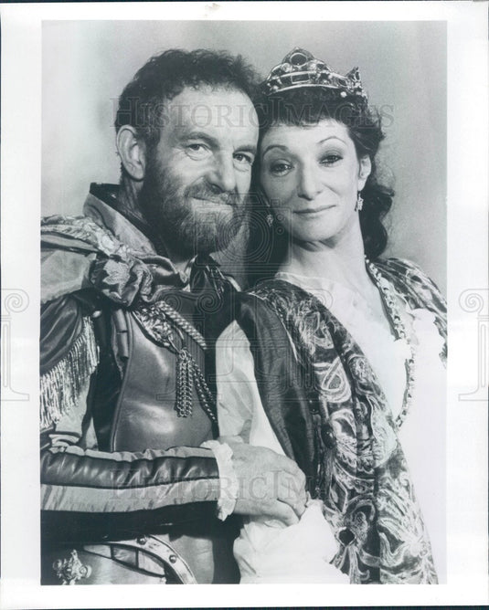 1981 Actors Colin Blakely & Jane Lapotaire in Antony & Cleopatra Press Photo - Historic Images