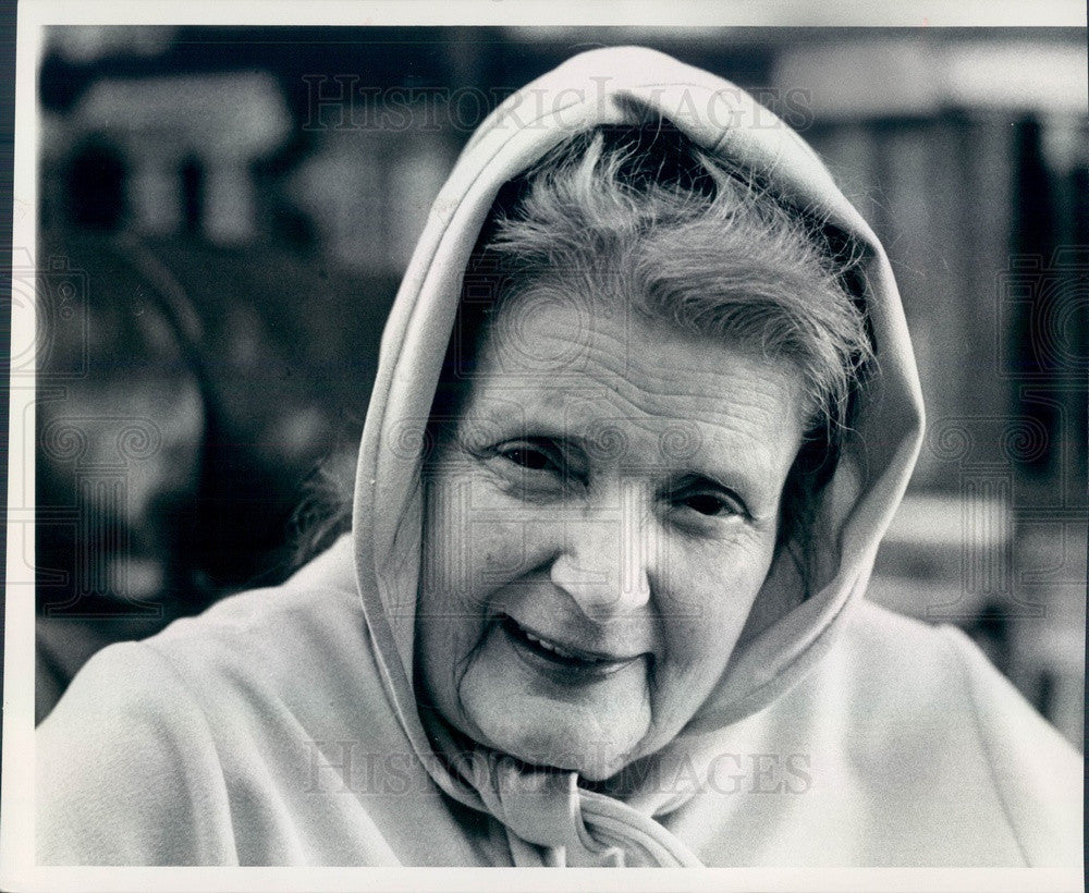 1975 First Lady of Radio Mary Margaret McBride Press Photo - Historic Images