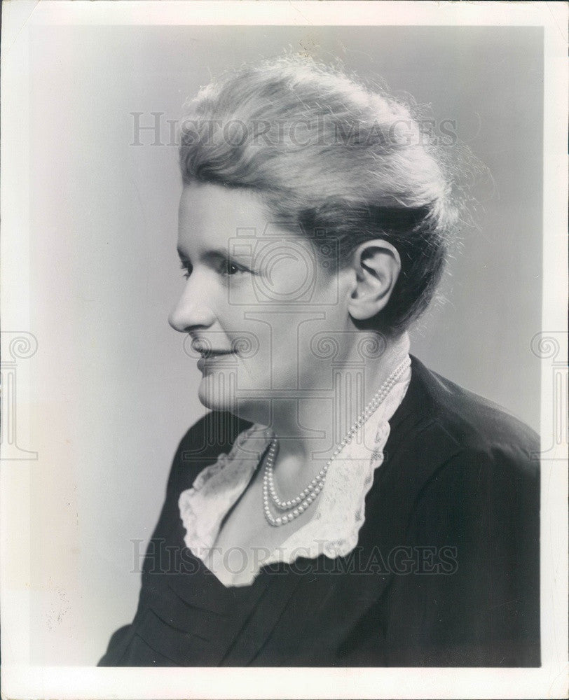 1958 First Lady of Radio Mary Margaret McBride Press Photo - Historic Images