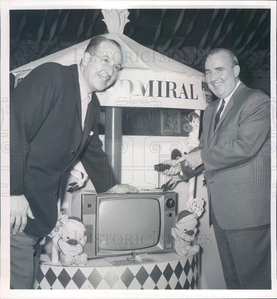 1962 1963 Admiral TV, Denver, CO Distributor Bob Griffin Press Photo - Historic Images