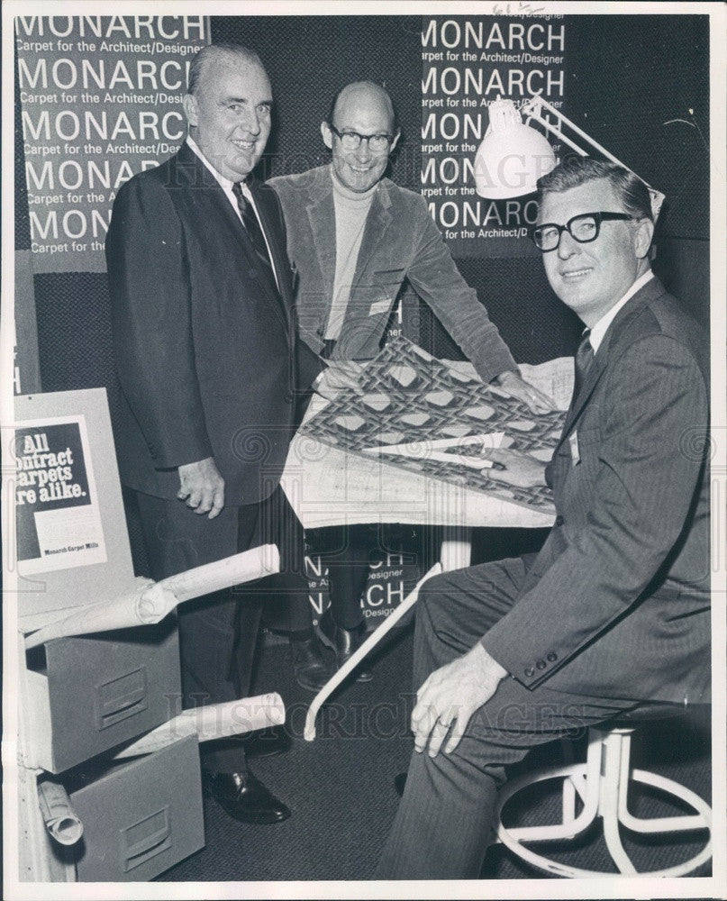 1968 Denver, Colorado Monarch Carpet Distributor Robert Griffin Press Photo - Historic Images