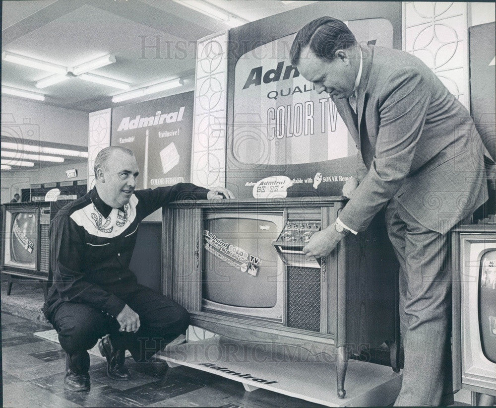 1965 1966 Admiral TV, Denver, CO Distributor Robert Griffin Press Photo - Historic Images