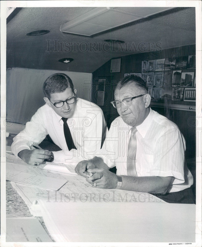 1960 Denver, Colorado Sam Fox Sheet Metal Co President Samuel Fox Press Photo - Historic Images