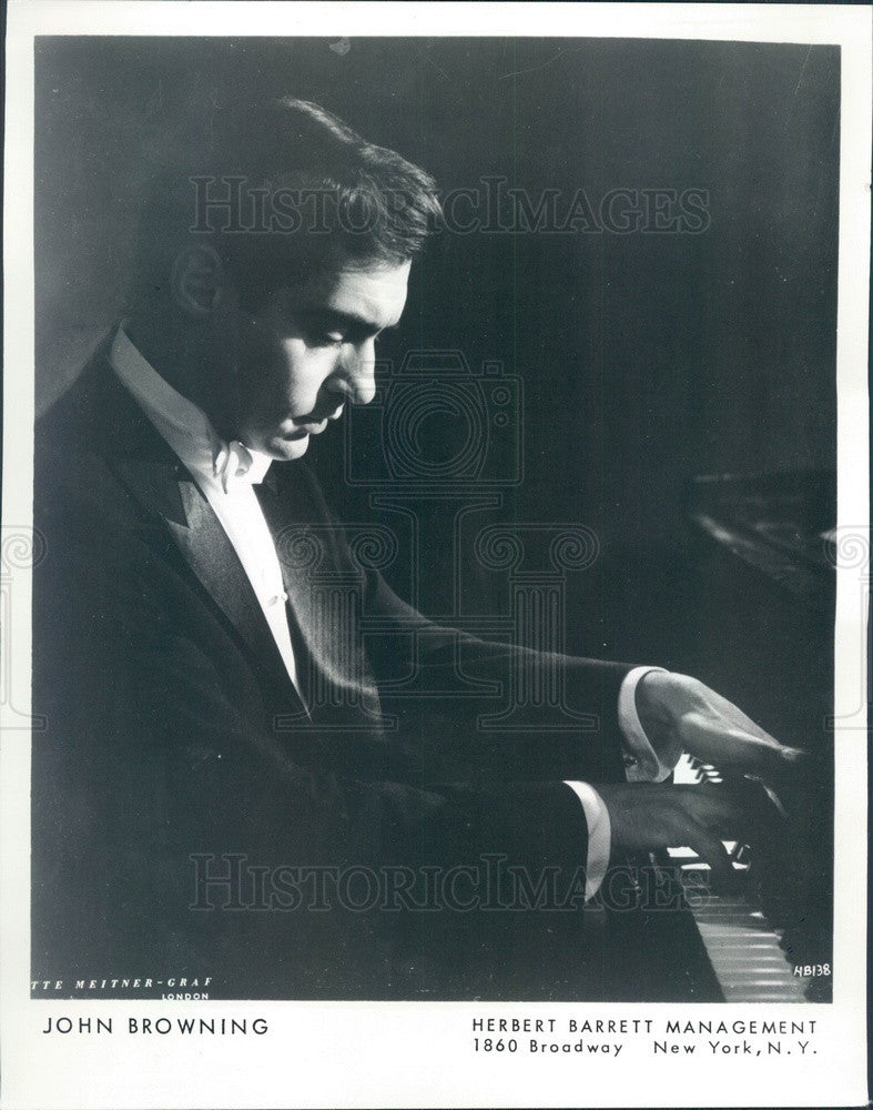 1978 Grammy Winning Pianist John Browning Press Photo - Historic Images