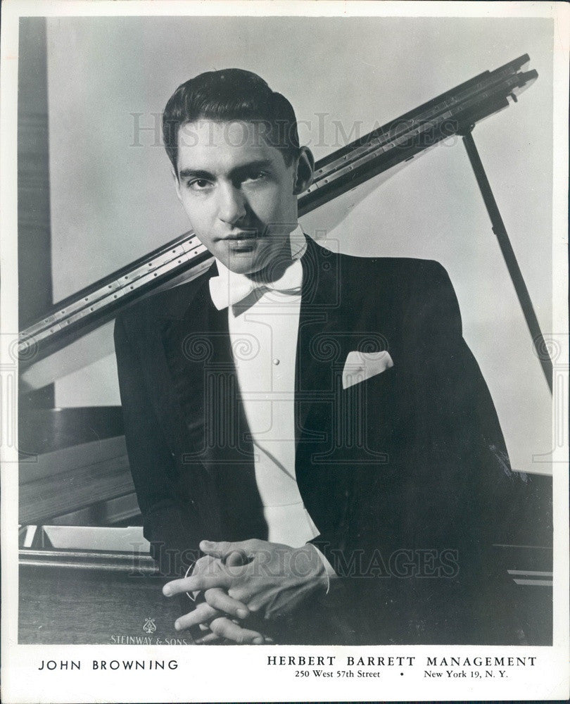 1971 Grammy Winning Pianist John Browning Press Photo - Historic Images