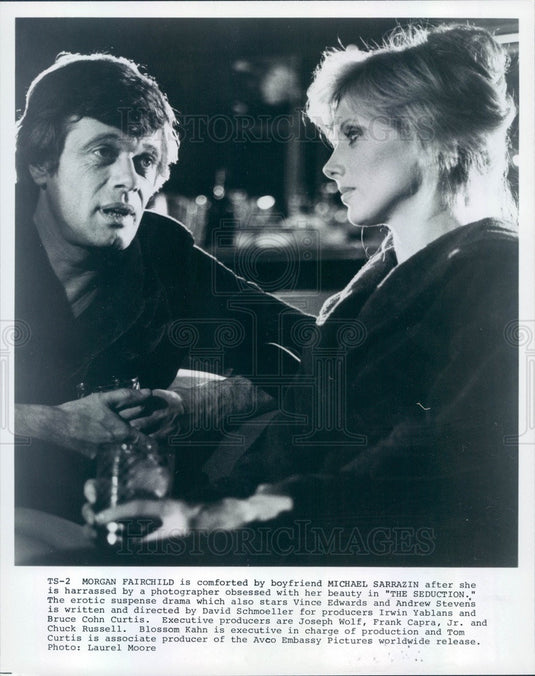 Undated Actors Morgan Fairchild & Michael Sarrazin in The Seduction Press Photo - Historic Images