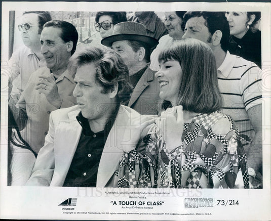 1973 Hollywood Actor George Segal/Glenda Jackson in A Touch of Class Press Photo - Historic Images
