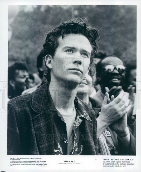 1985 Hollywood Actor/Movie Star Timothy Hutton in Turk 182! Press Photo - Historic Images