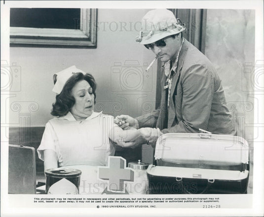 1980 Actors Bill Murray & Marguerite Lamer in Where The Buffalo Roam Press Photo - Historic Images