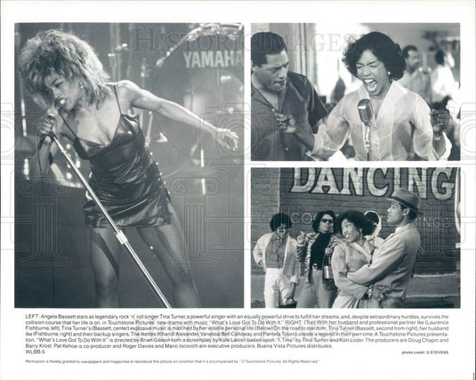 Undated Actress Angela Bassett in What's Love Got To Do With It Press Photo - Historic Images