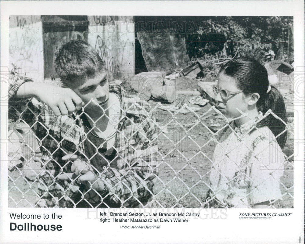 1996 Hollwood Actor Brendan Sexton Jr/Heather Matarazzo in Dollhouse Press Photo - Historic Images