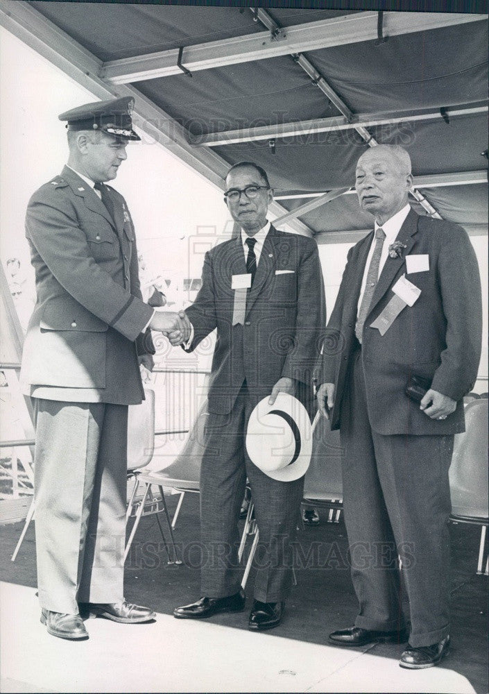 1964 Takayama, Japan Mayor Shinichiro Iwamoto, USAF Academy Press Photo - Historic Images