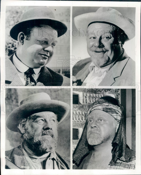 1960 Broadway & Hollywood Actor & Singer Burl Ives Press Photo - Historic Images