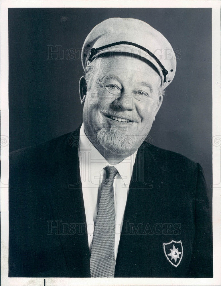 1965 Broadway & Hollywood Actor & Singer Burl Ives Press Photo - Historic Images