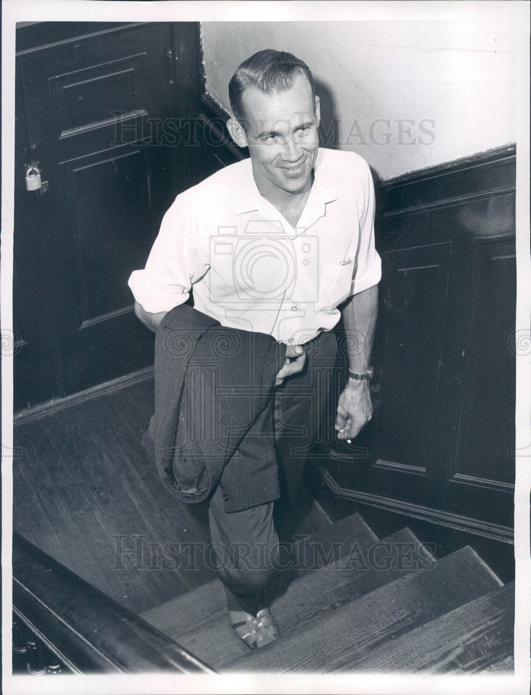 1961 Russian Defector Viktor Jaanimets, Former Khrushchev Yacht Crew Press Photo - Historic Images