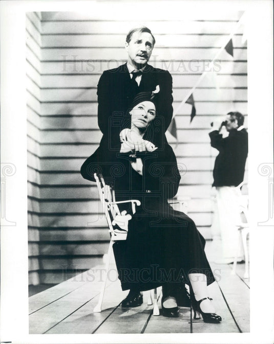 1986 Actors Glenda Jackson & Edward Petherbridge Press Photo - Historic Images