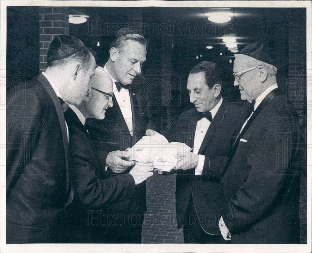 1969 Colorado Gov John Love, Israel Diplomat Shlomo Argov Press Photo - Historic Images