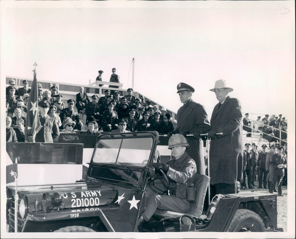 1968 Ft Carson, Colorado 1942 Commander Maj Gen William Gill Press Photo - Historic Images