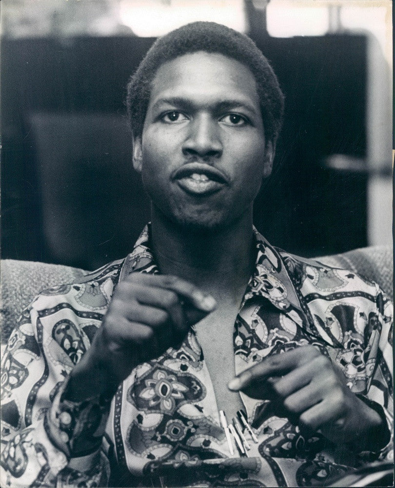 1970 Denver, Colorado Black Groups Spokesman King Harris Press Photo - Historic Images