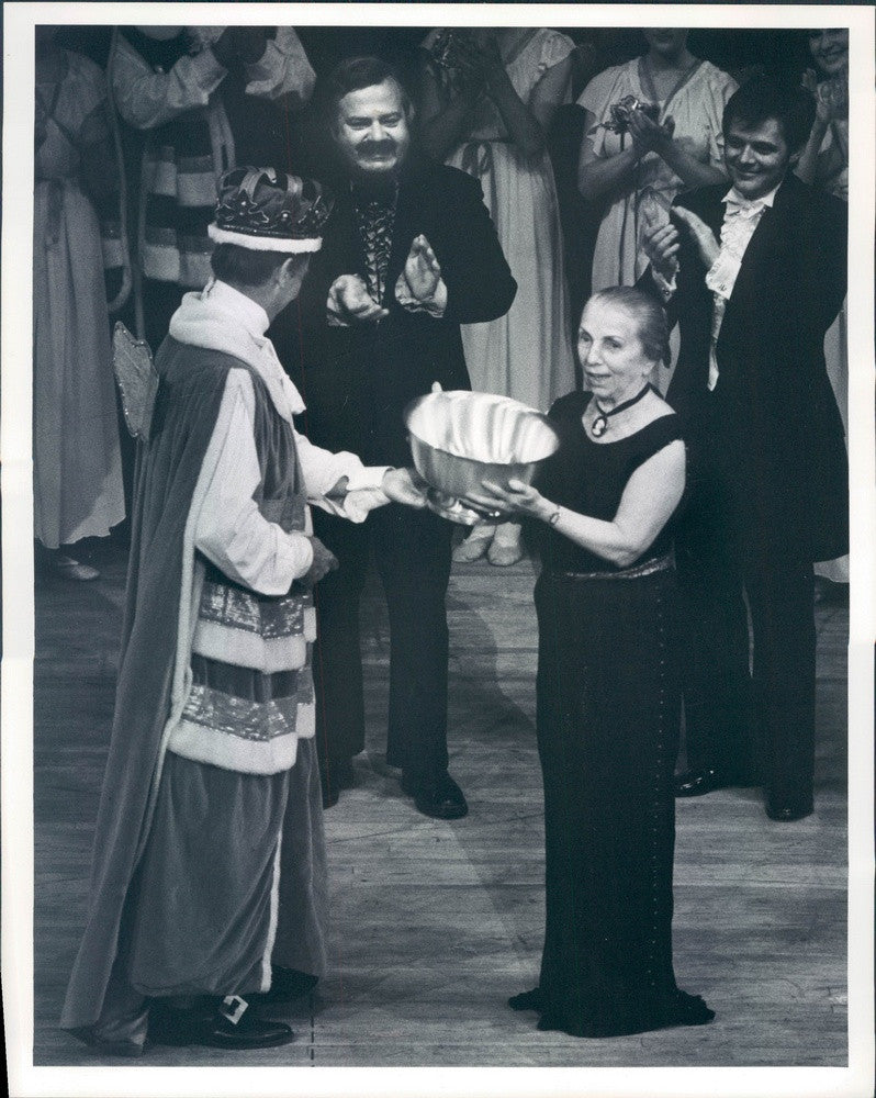 1974 Broadway Choreographer Hanya Holm, American Modern Dance Press Photo - Historic Images