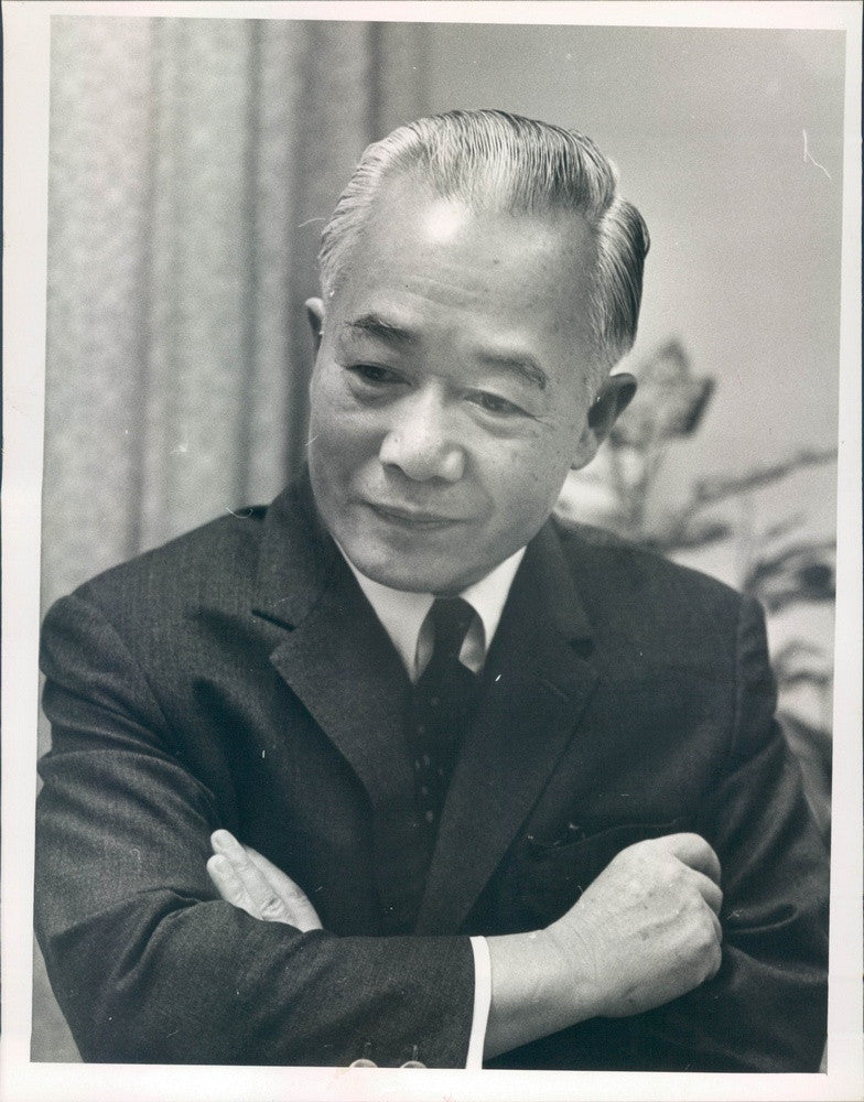 1965 South Vietnam Ambassador to US Dr. Tran Van Chuong Press Photo - Historic Images