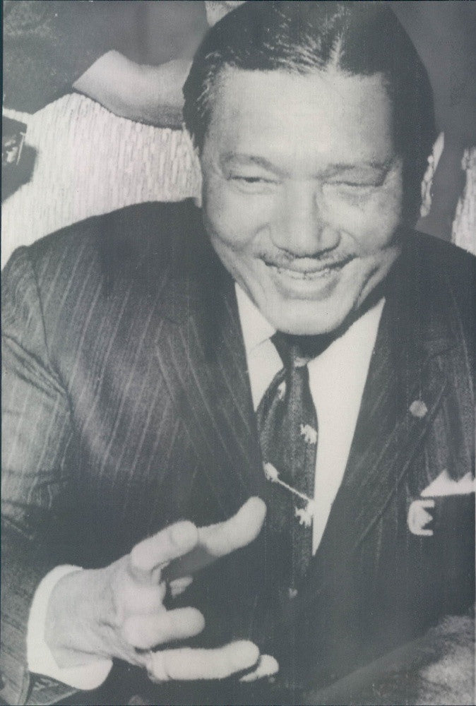Dawee 1972 Thailand Air Chief Marshal Dawee Chutlasaphya Press Photo ...