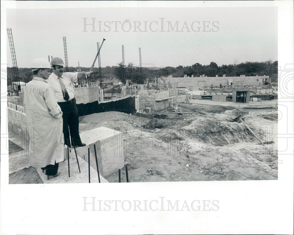 1981 Clearwater, FL Performing Arts Center &amp; Theater Construction Press Photo - Historic Images